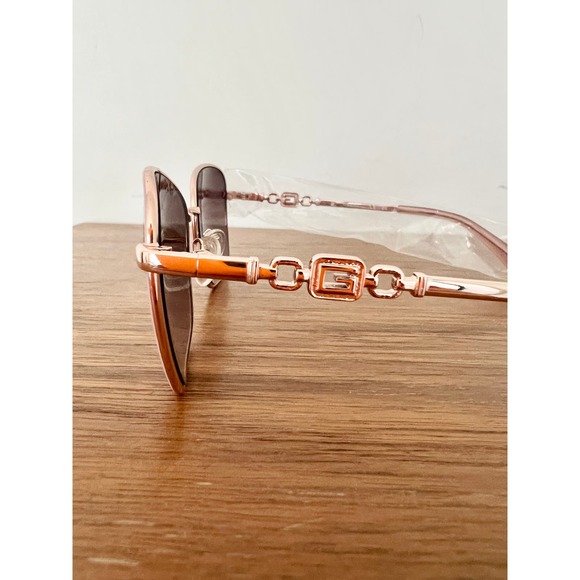 Guess Genuine Authentic Square Gradient Sunglasses Pink Brown Women's GU7884 74F - Picture 4 of 6
